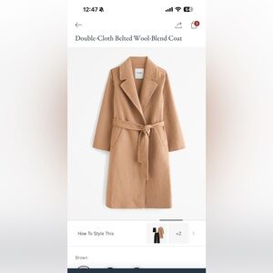 Belted Wool Coat